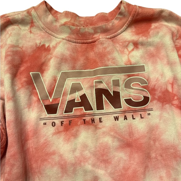 Vans Women's Pink Tie-Dye Crew Neck Sweater - Picture 5 of 5